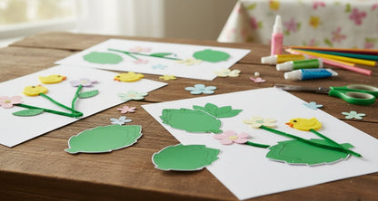 SHAPES ETC. Small Single Color Cut-Out - Green Leaf