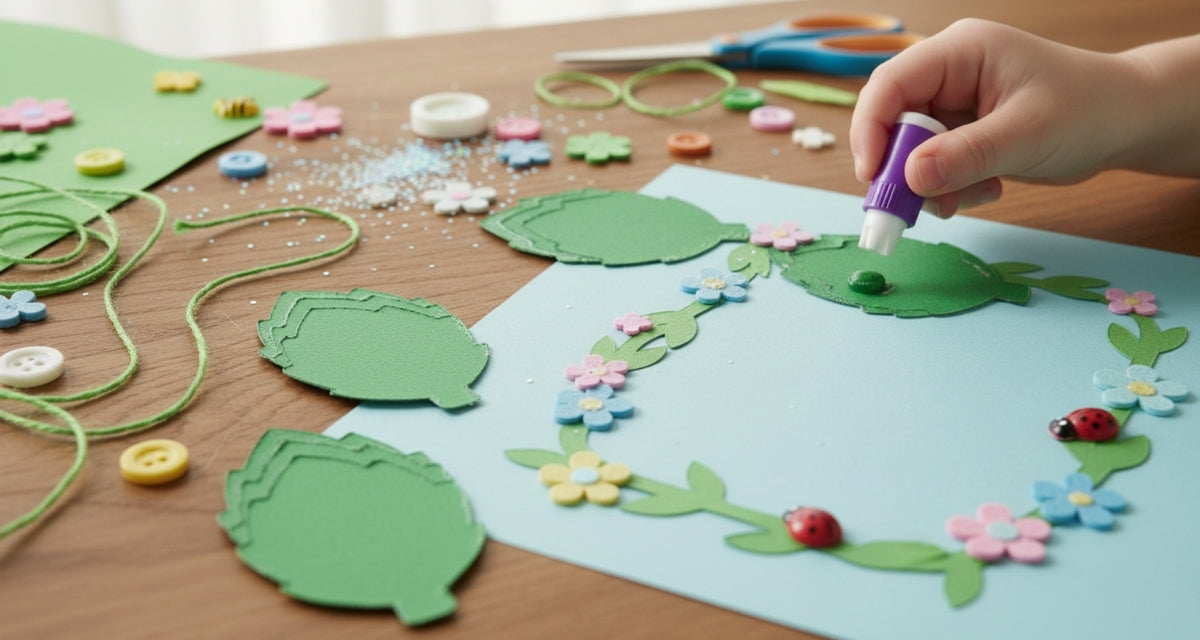 SHAPES ETC. Small Single Color Cut-Out - Green Leaf