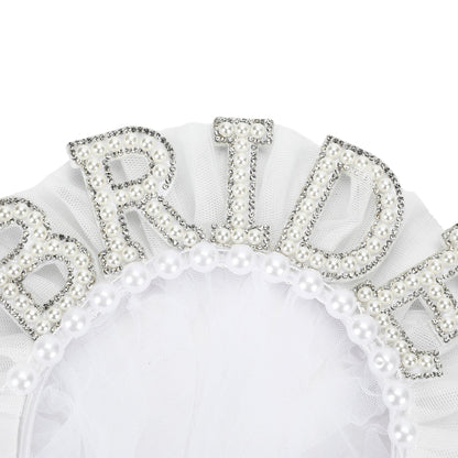 Blushing Bride Novelty Headband