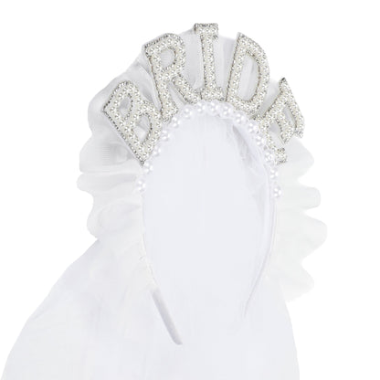 Blushing Bride Novelty Headband