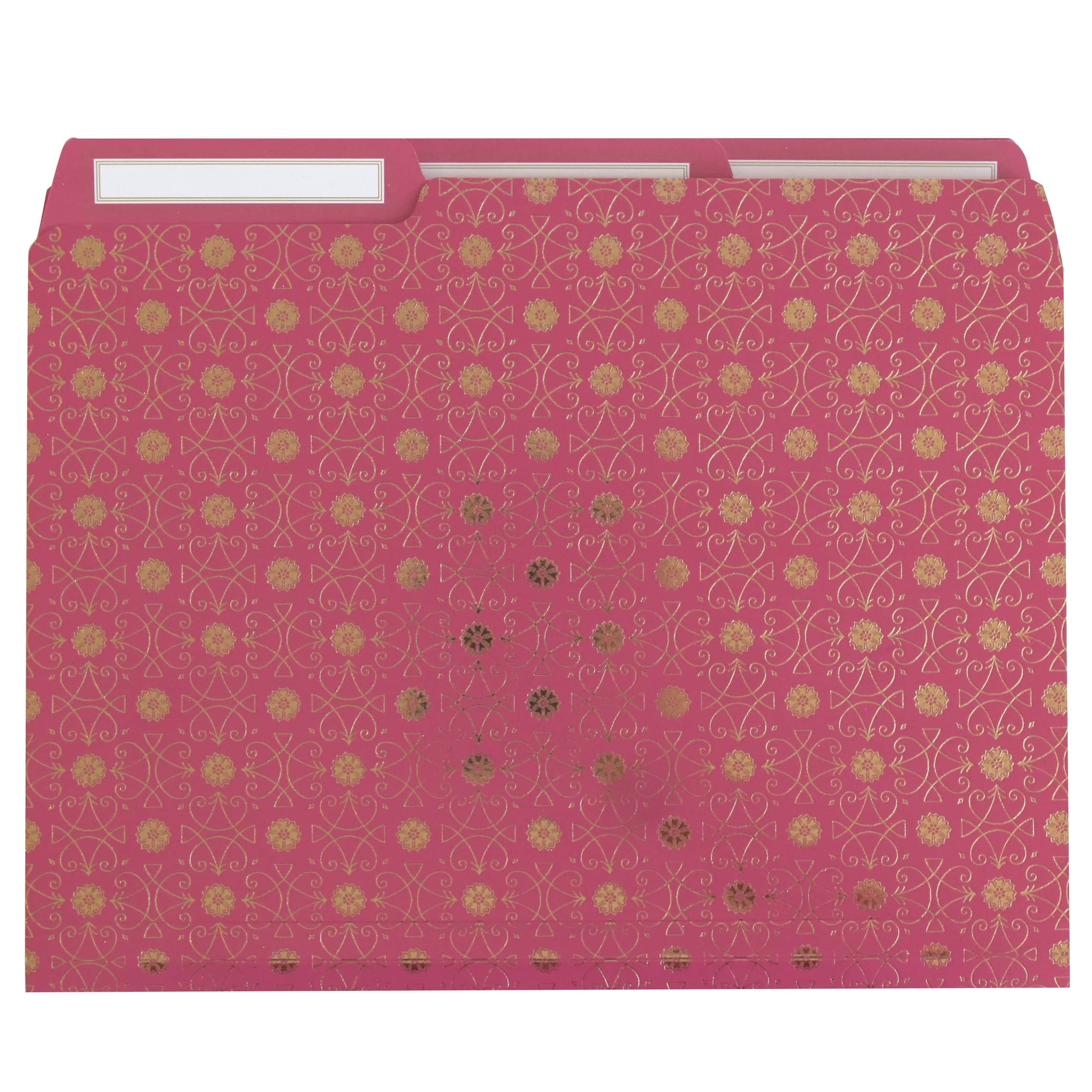 Pink File Folders