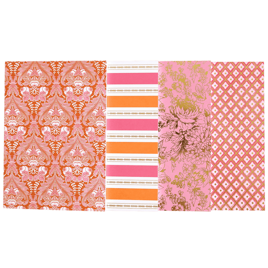 Damask Notebook Set