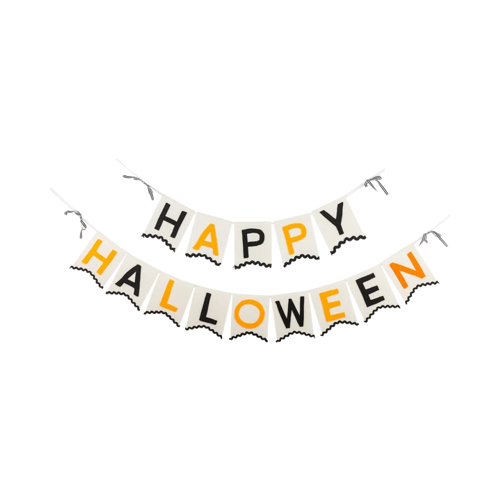 Felt Happy Halloween Banner