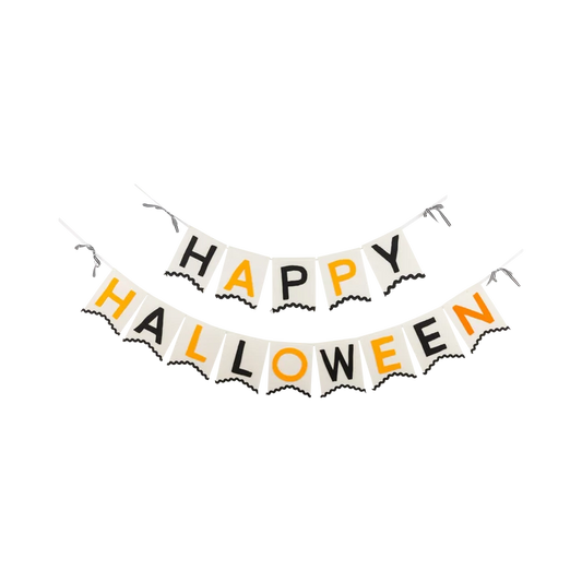 Felt Happy Halloween Banner