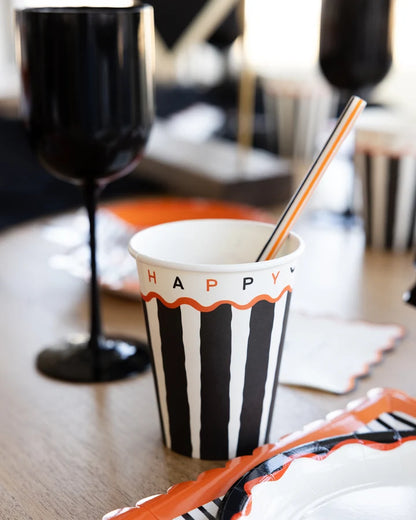 Happy Halloween Reusable Straws