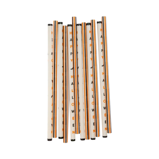 Happy Halloween Reusable Straws