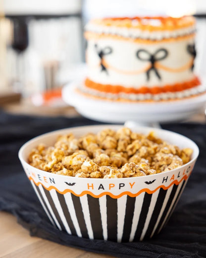 Happy Halloween Bamboo Bowl
