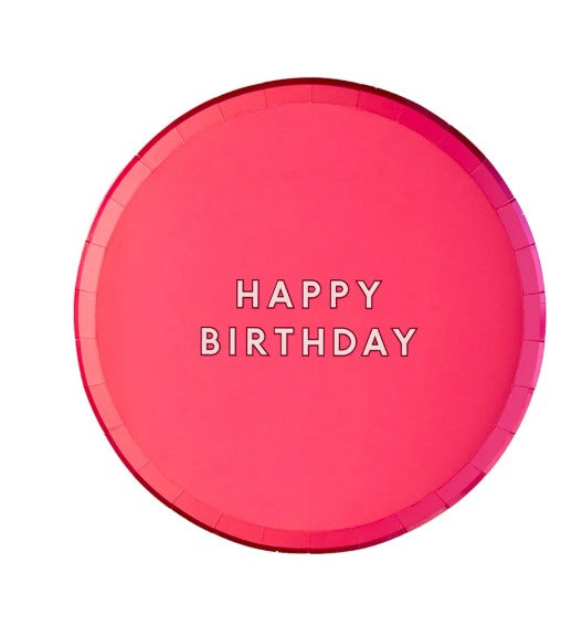 Haute Pink Signature Happy Birthday Small Plates