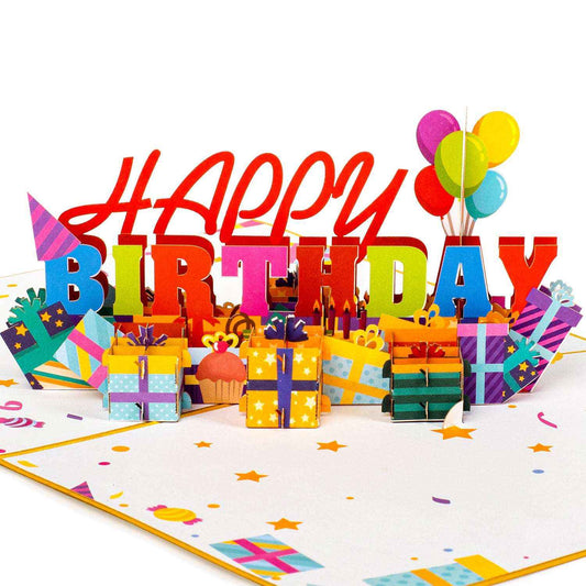Happy Birthday Card - Pop Up Birthday Card