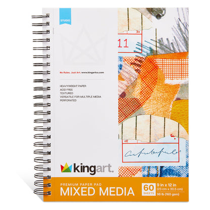 Mixed Media Sketchbook - 9” x 12” - 60 Sheets