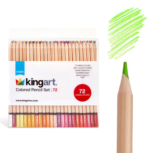 Studio Colored Pencils Set - Soft Core - 72 Colors