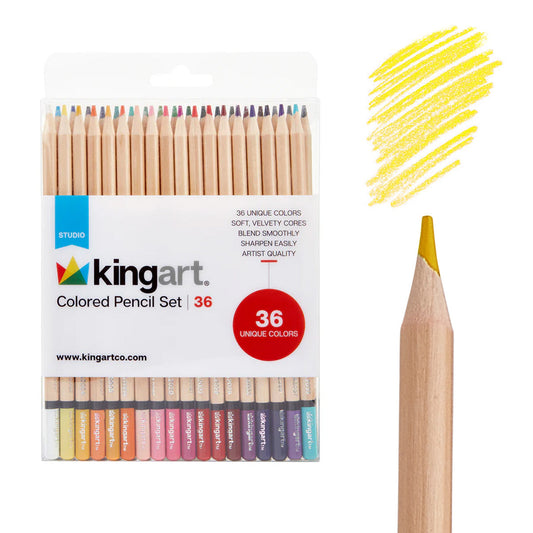 Studio Colored Pencils Set - Soft Core  - 36 Colors