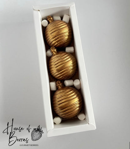 CHRISTMAS ORNAMENT (3 PART) CHOCOLATE MOLD