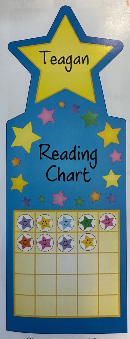 SHAPES ETC. Personal Incentive Chart - Star