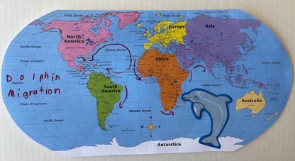SHAPES ETC. Mini Notepad - Dolphin