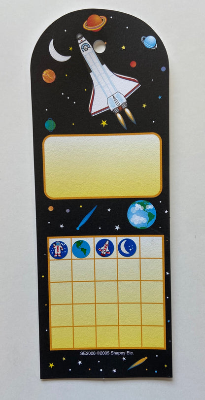 SHAPES ETC. Personal Incentive Chart - Space