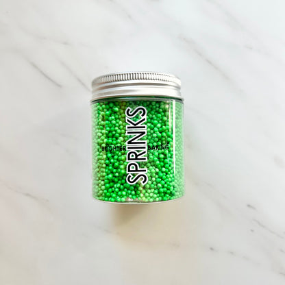 GREEN NONPAREILS BY SPRINKS