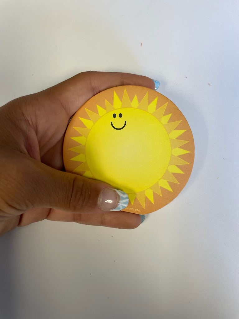 SHAPES ETC. Mini Notepad - Sunshine