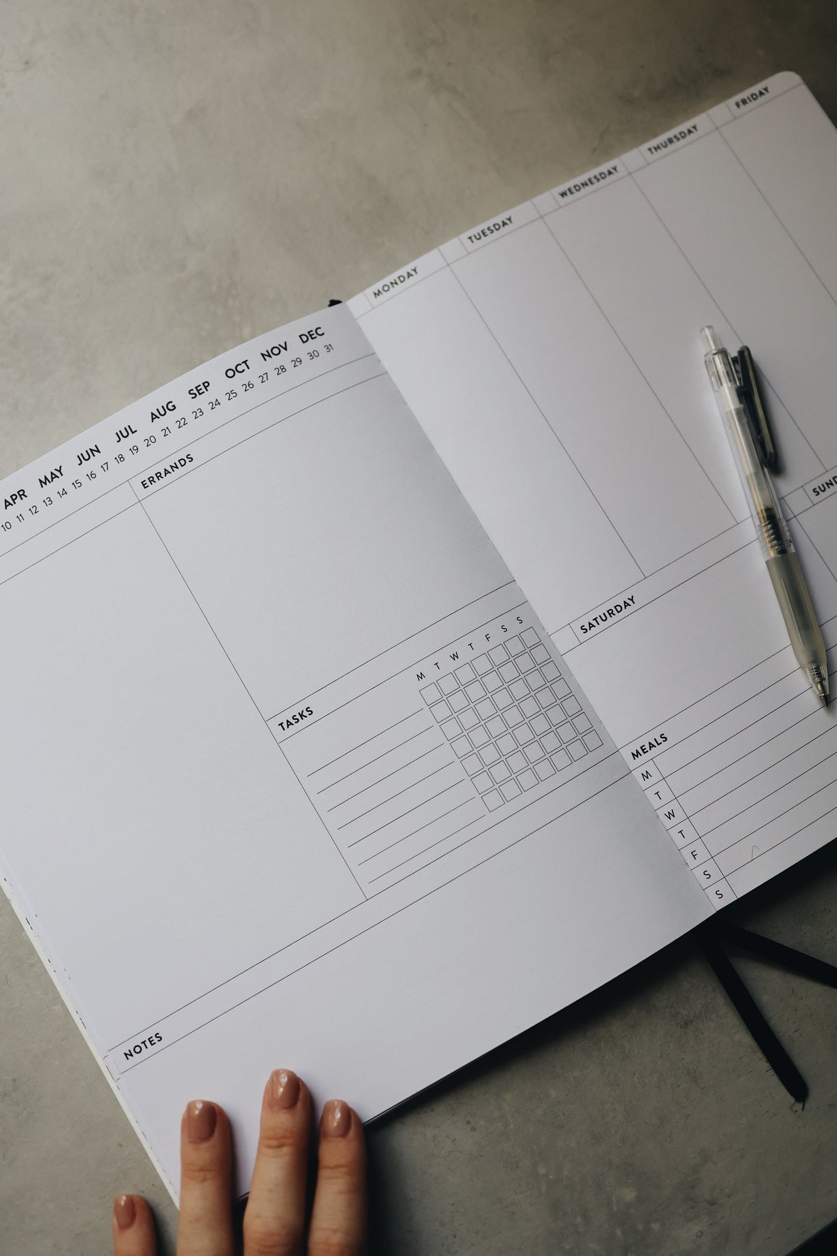 8x10 Undated Planner - Stars Edition