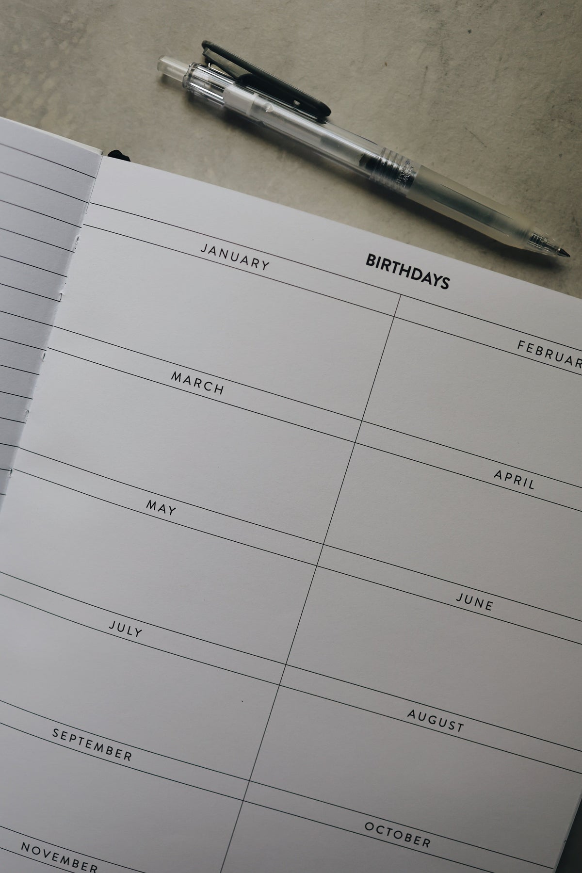 8x10 Undated Planner - Stars Edition