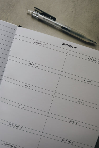 8x10 Undated Planner - Stars Edition