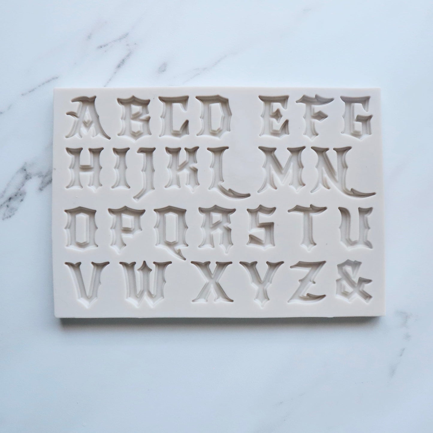 OLD ENGLISH (UPPER CASE) ALPHABET MOLD