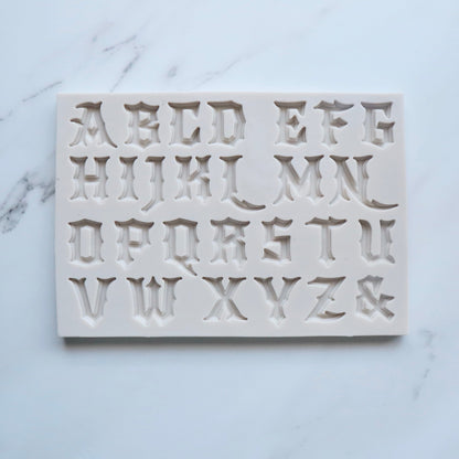 OLD ENGLISH (UPPER CASE) ALPHABET MOLD