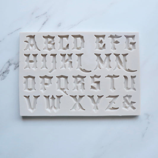 OLD ENGLISH (UPPER CASE) ALPHABET MOLD