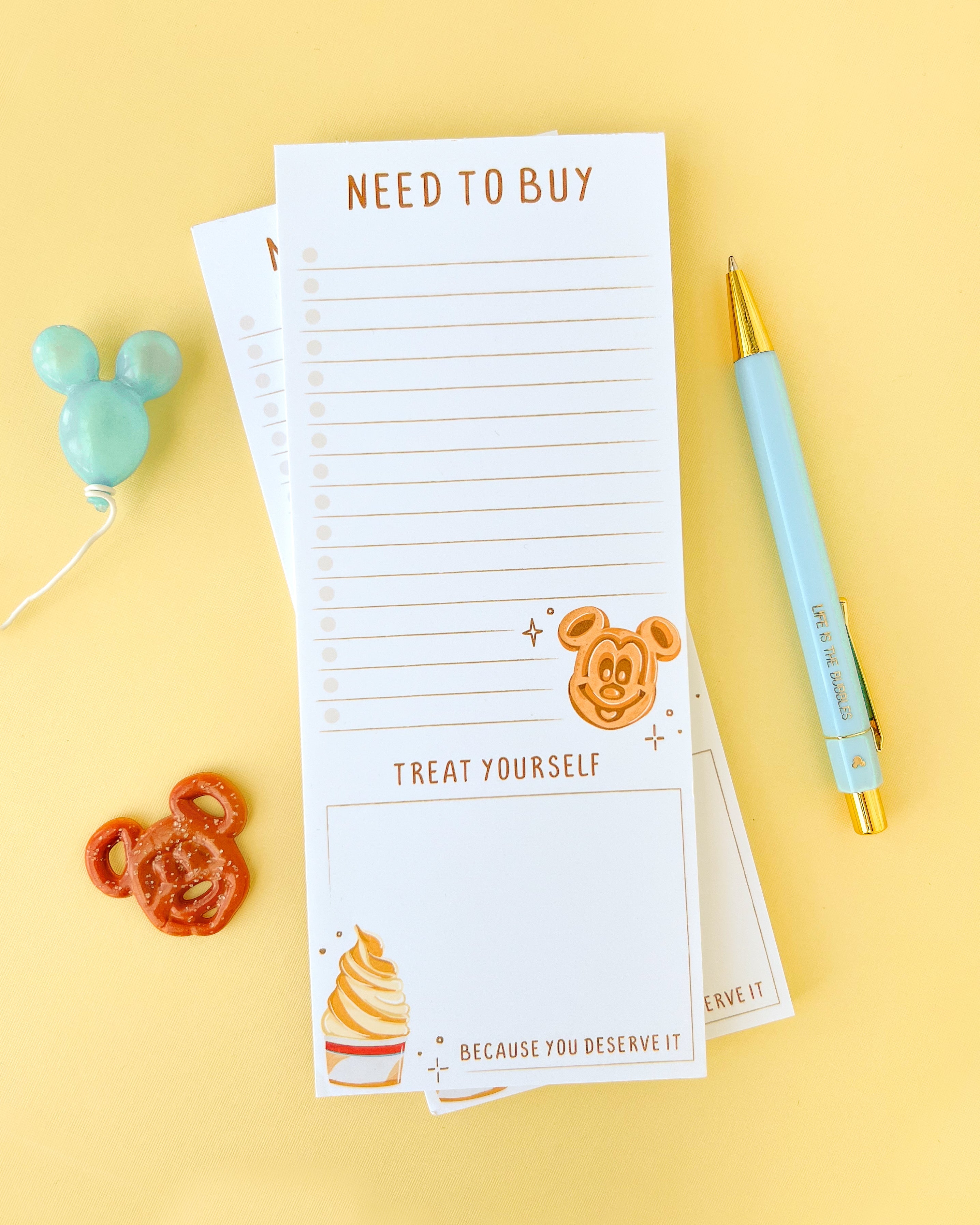 Treat Yourself Park Snacks Grocery List