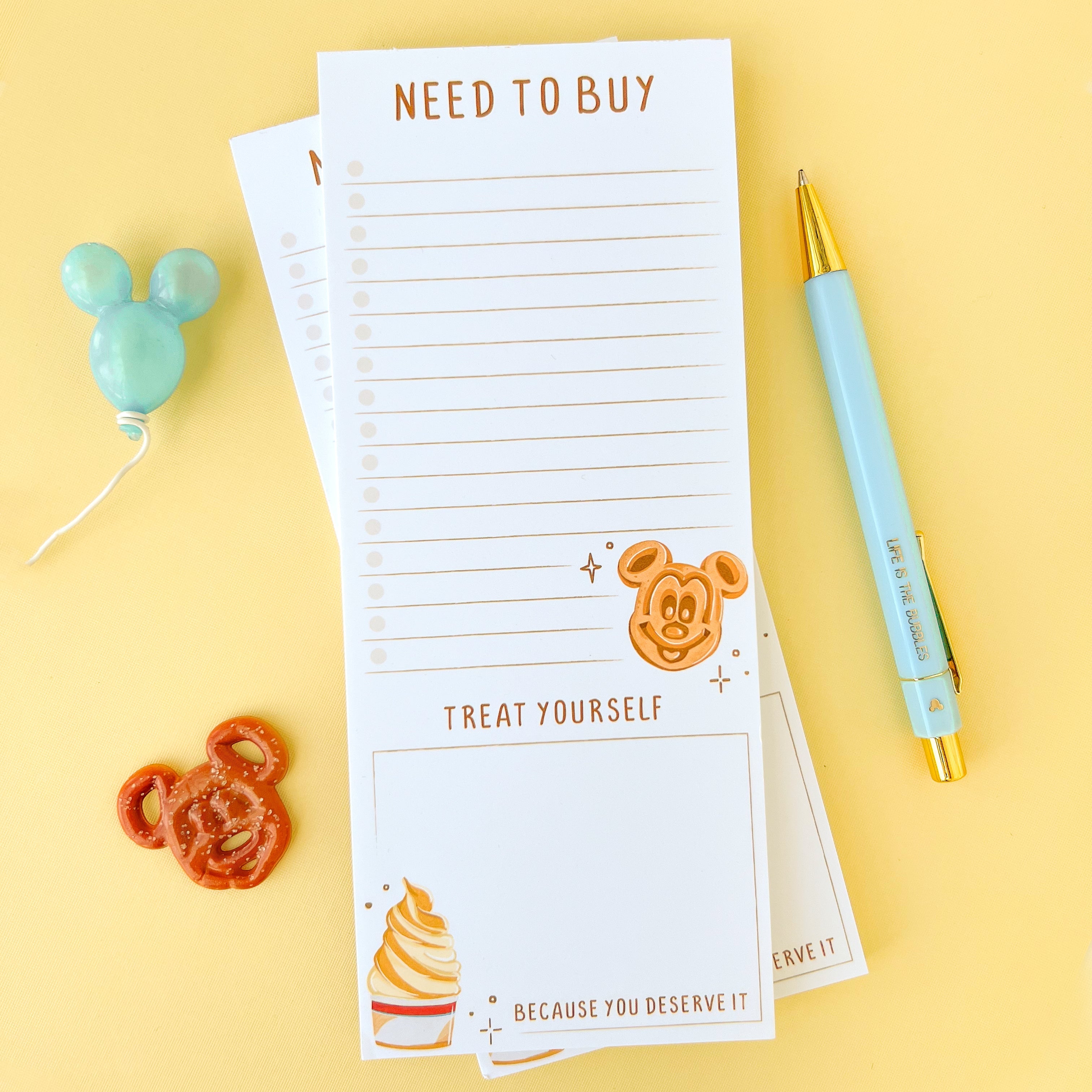 Treat Yourself Park Snacks Grocery List