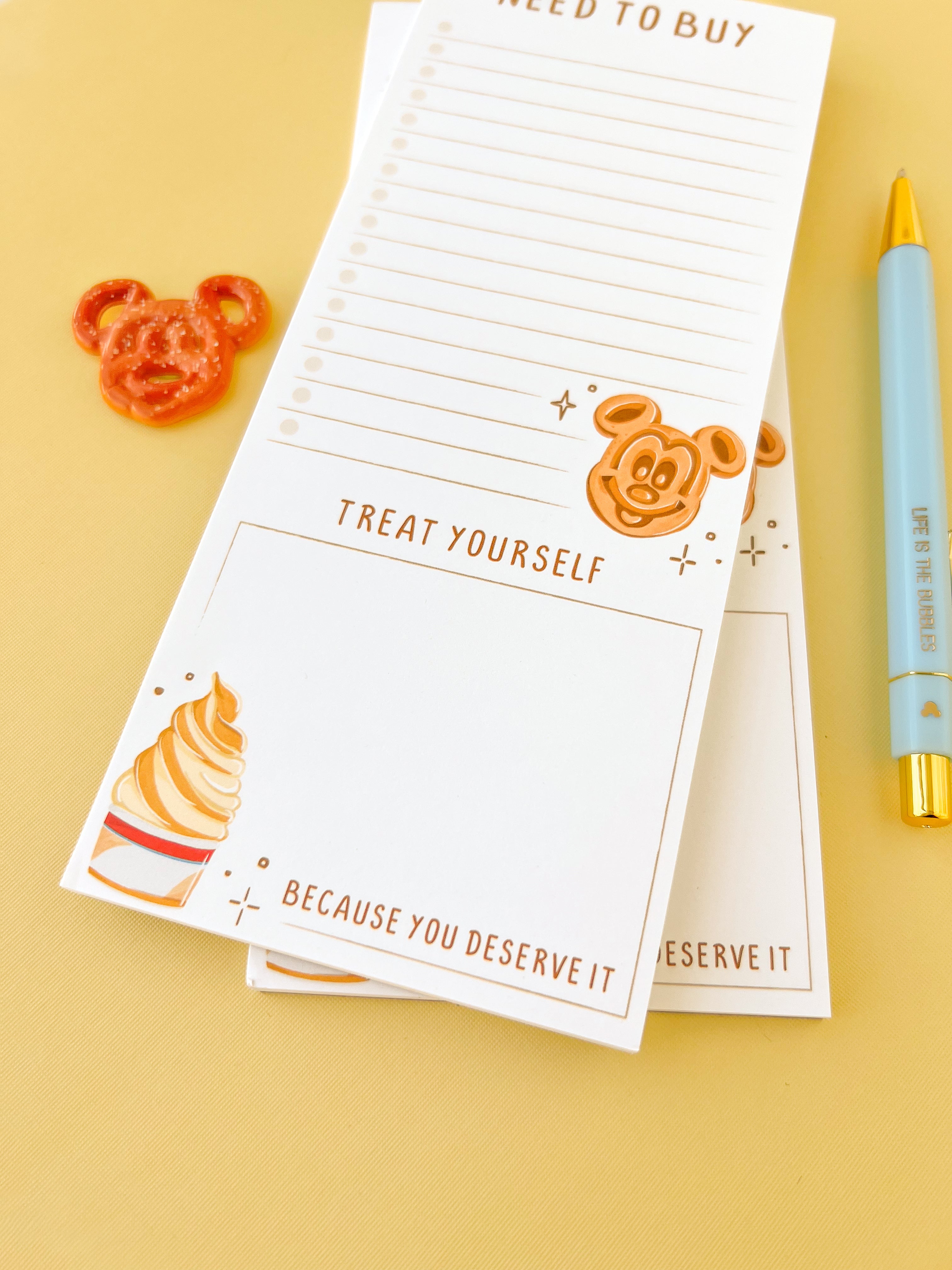 Treat Yourself Park Snacks Grocery List