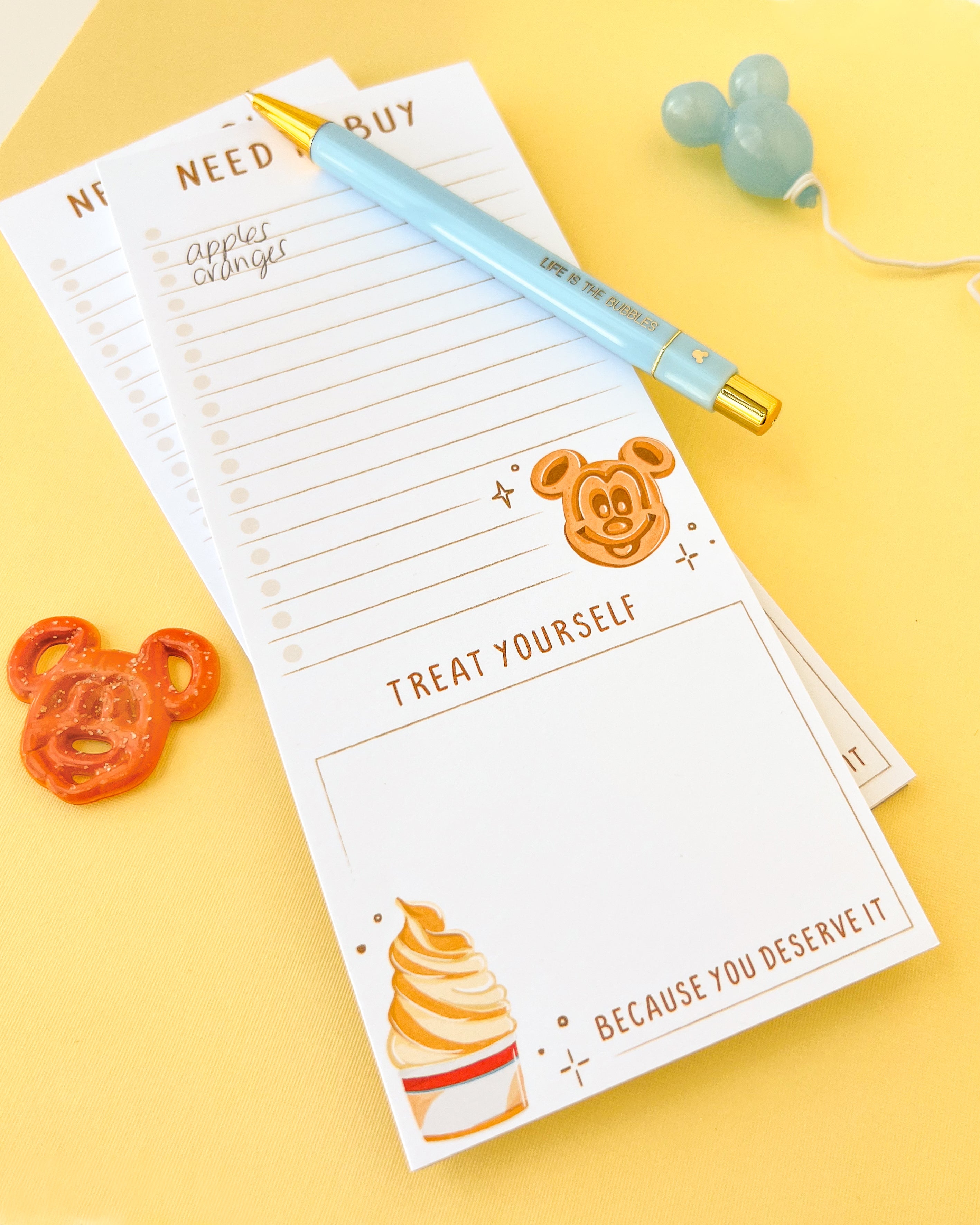 Treat Yourself Park Snacks Grocery List