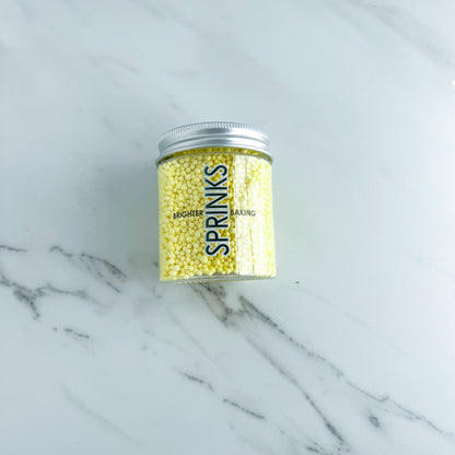 PASTEL LEMON NONPAREILS BY SPRINKS
