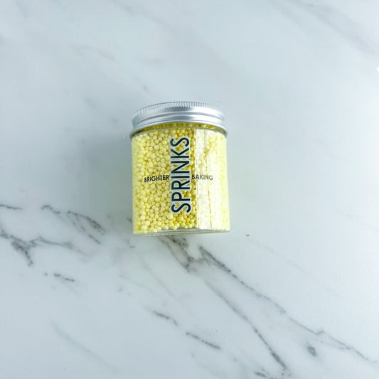 PASTEL LEMON NONPAREILS BY SPRINKS