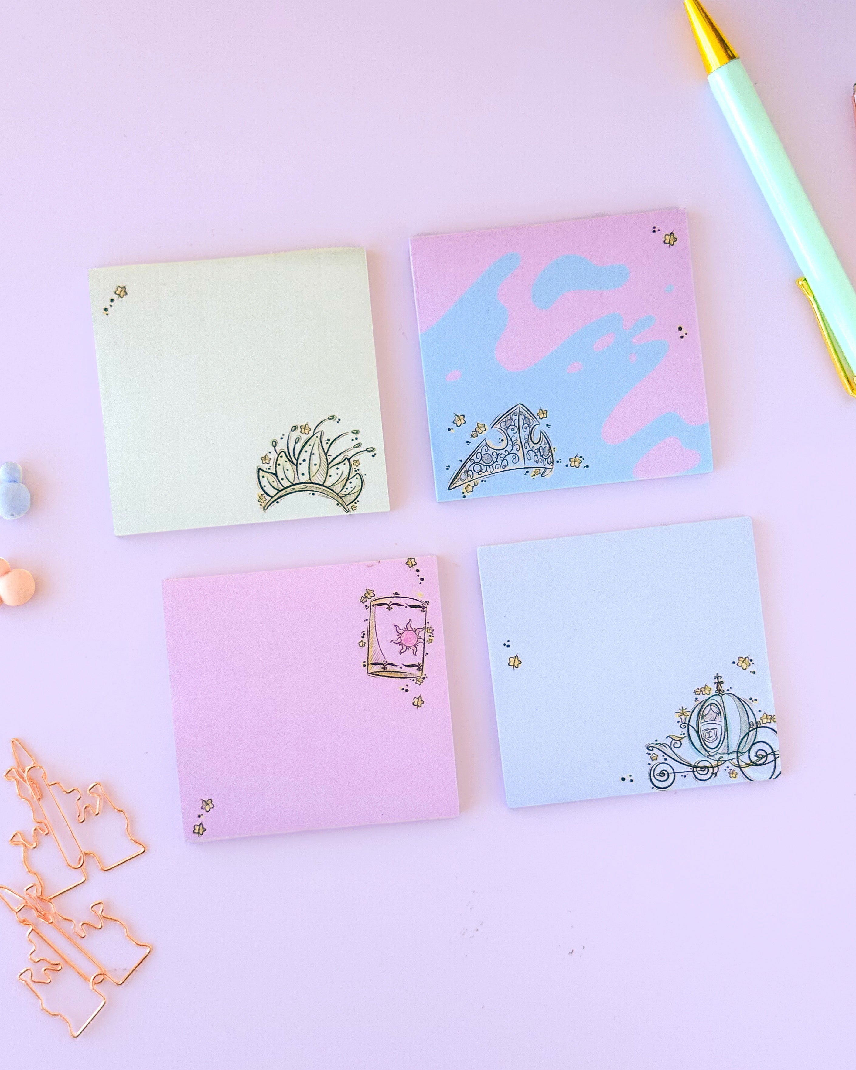 Aurora Crown Princess Sketch Post It