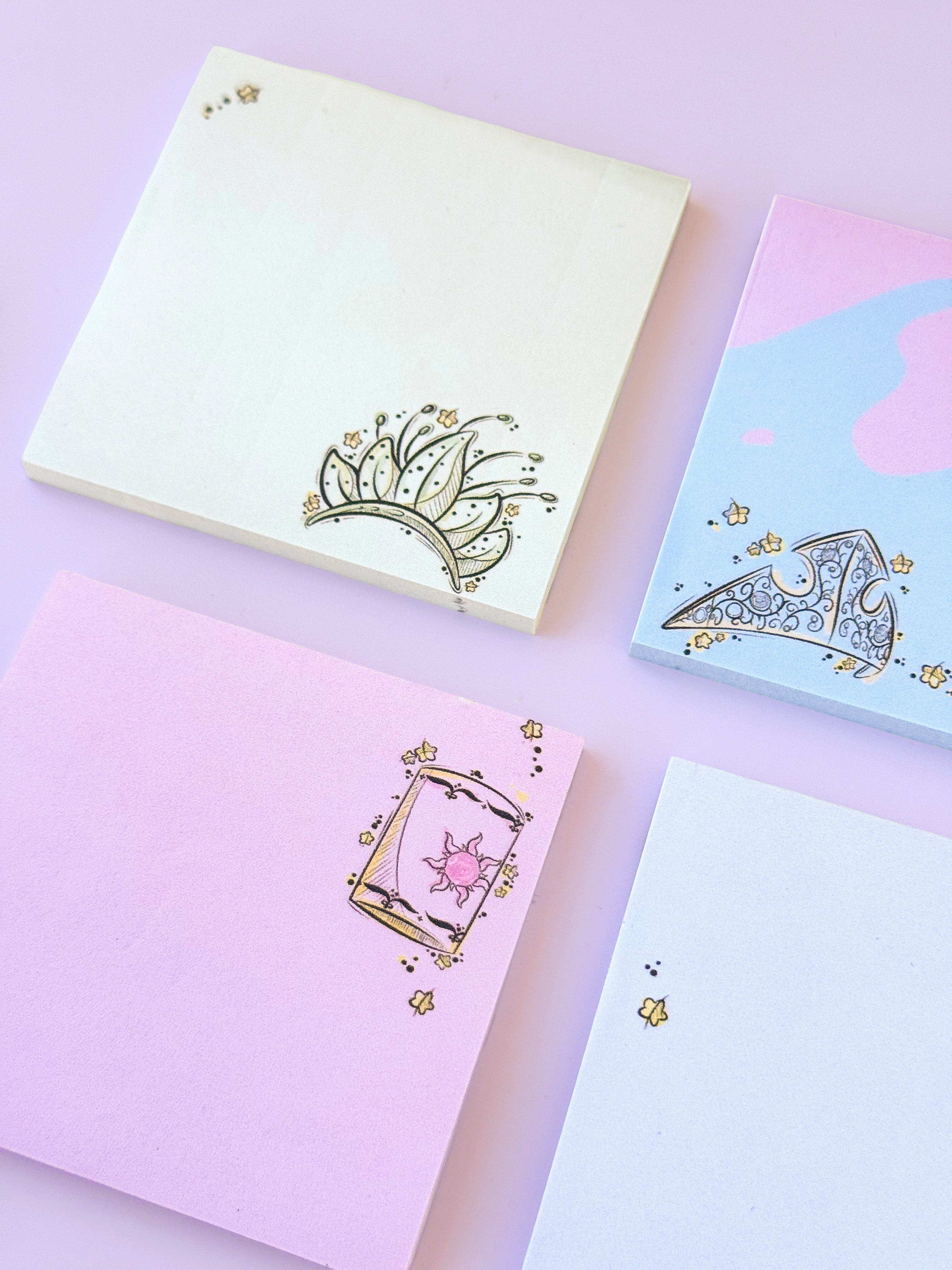 Cinderella Carriage Princess Sketch Post It