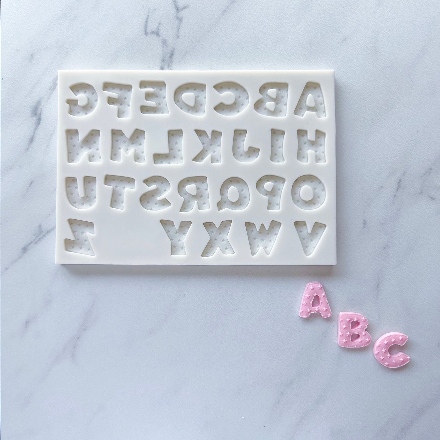 STAR ALPHABET MOLD