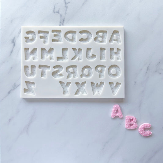 STAR ALPHABET MOLD