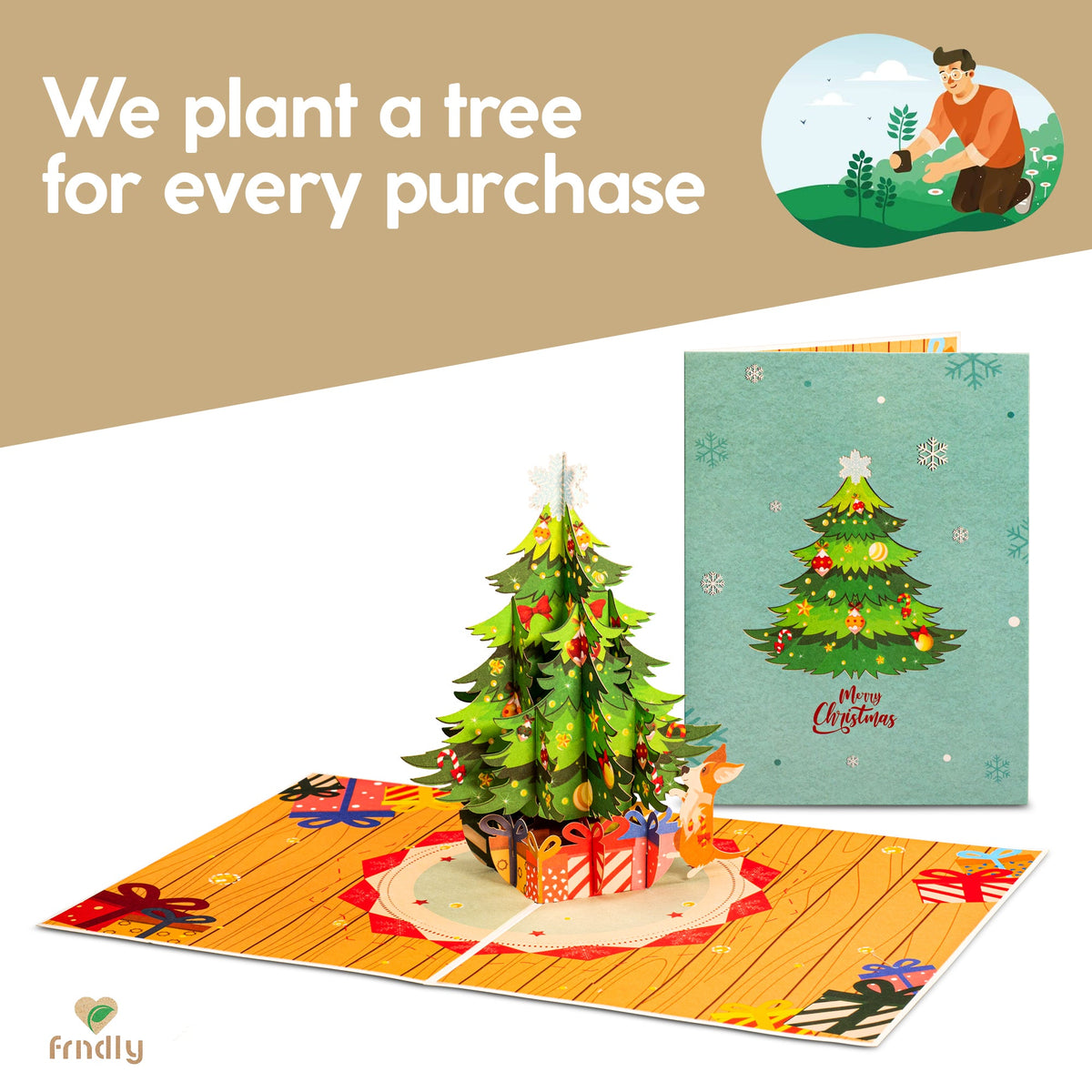 Christmas Tree Pop Up Card