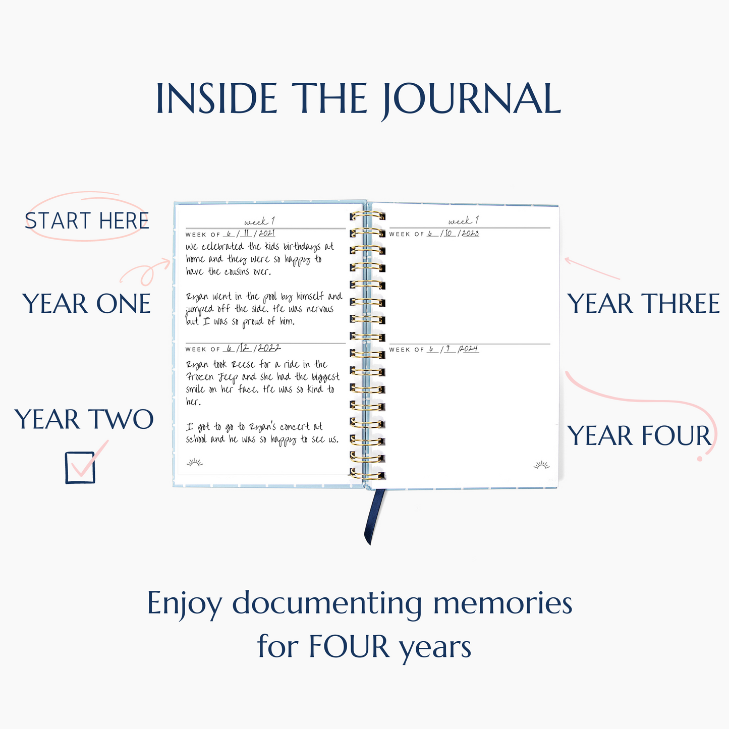 Carolina Blue Moments of Joy Journal