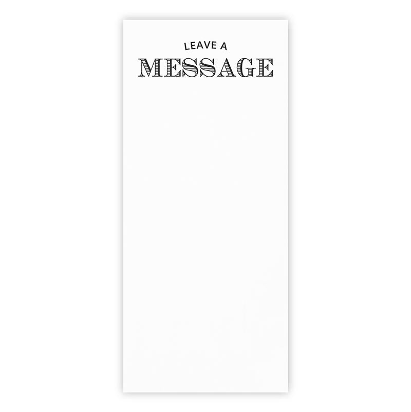Rectangle Notepaper with Acrylic Tray - Leave A Message