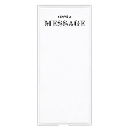 Rectangle Notepaper with Acrylic Tray - Leave A Message