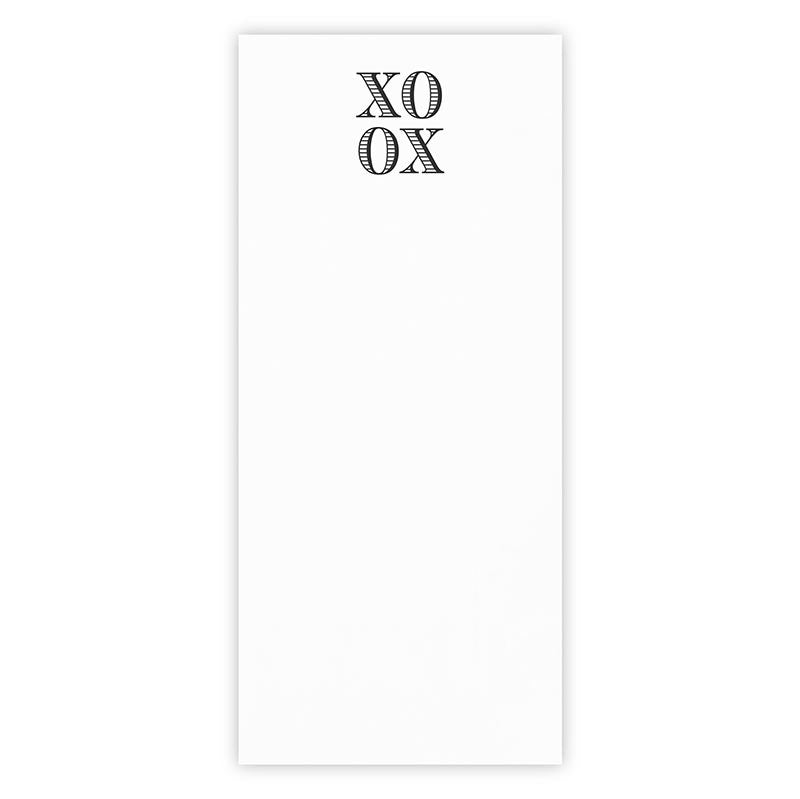 Notepaper in Acrylic Tray - XoXo