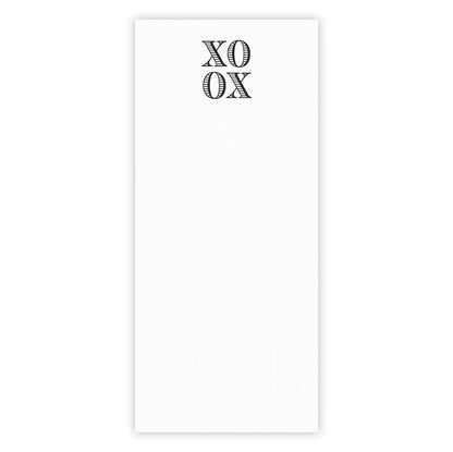 Notepaper in Acrylic Tray - XoXo