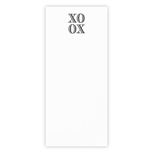 Notepaper in Acrylic Tray - XoXo