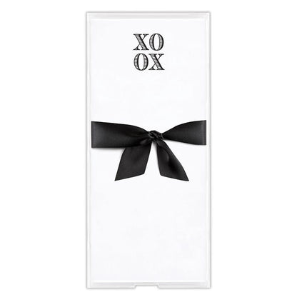 Notepaper in Acrylic Tray - XoXo