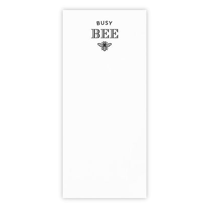 Rectangle Notepaper with Acrylic Tray - Busy Bee