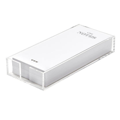 Rectangle Notepaper with Acrylic Tray - Love Notes