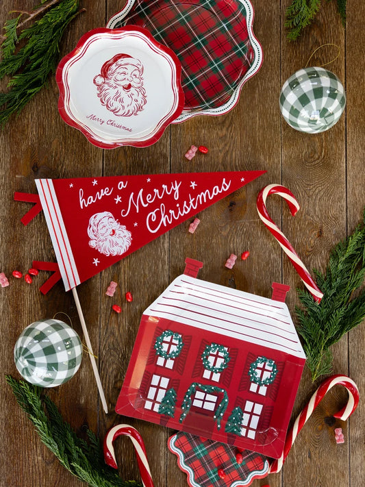 Holiday Home Plate - 10" wide