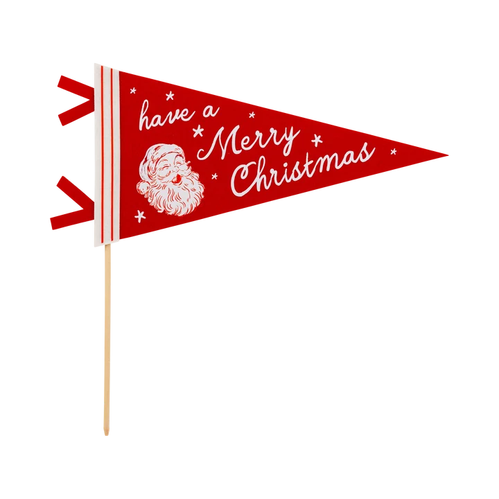 Merry Christmas Felt Pennant
